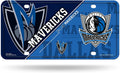 Dallas Mavericks Metal Auto Tag License Plate, Split Design, 6x12 Inch