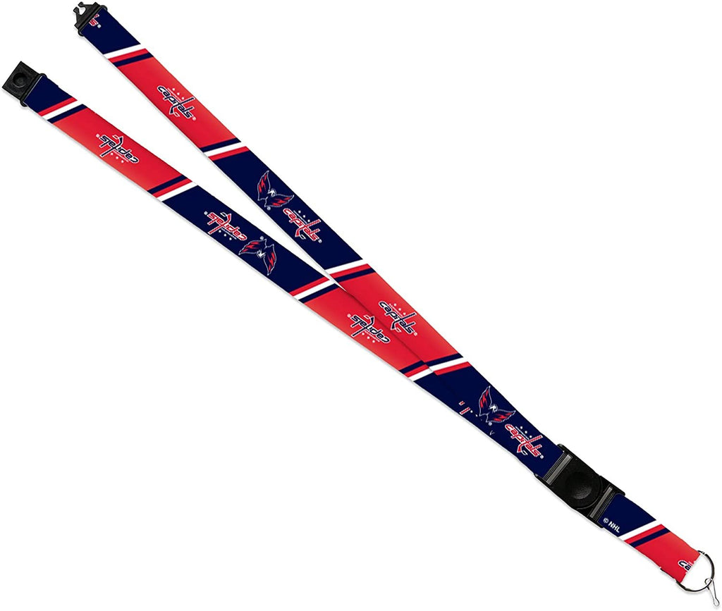 Washington Capitals Lanyard Keychain Safety Breakaway Double Sided