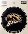 Western Michigan Broncos 4" Round Decal University of