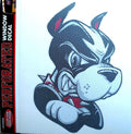 Boston University Terriers 8 Inch Preforated Window Film Decal Sticker, One-Way Vision, Adhesive Backing