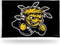 Wichita State Shockers 3-Foot by 5-Foot Single Sided Banner Flag with Grommets University of