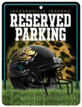 Jacksonville Jaguars METAL Embossed Glossy Wall Parking Sign NFL Football