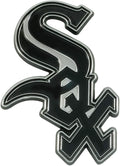 Chicago White Sox Solid Metal Raised Auto Emblem Decal Adhesive Backing