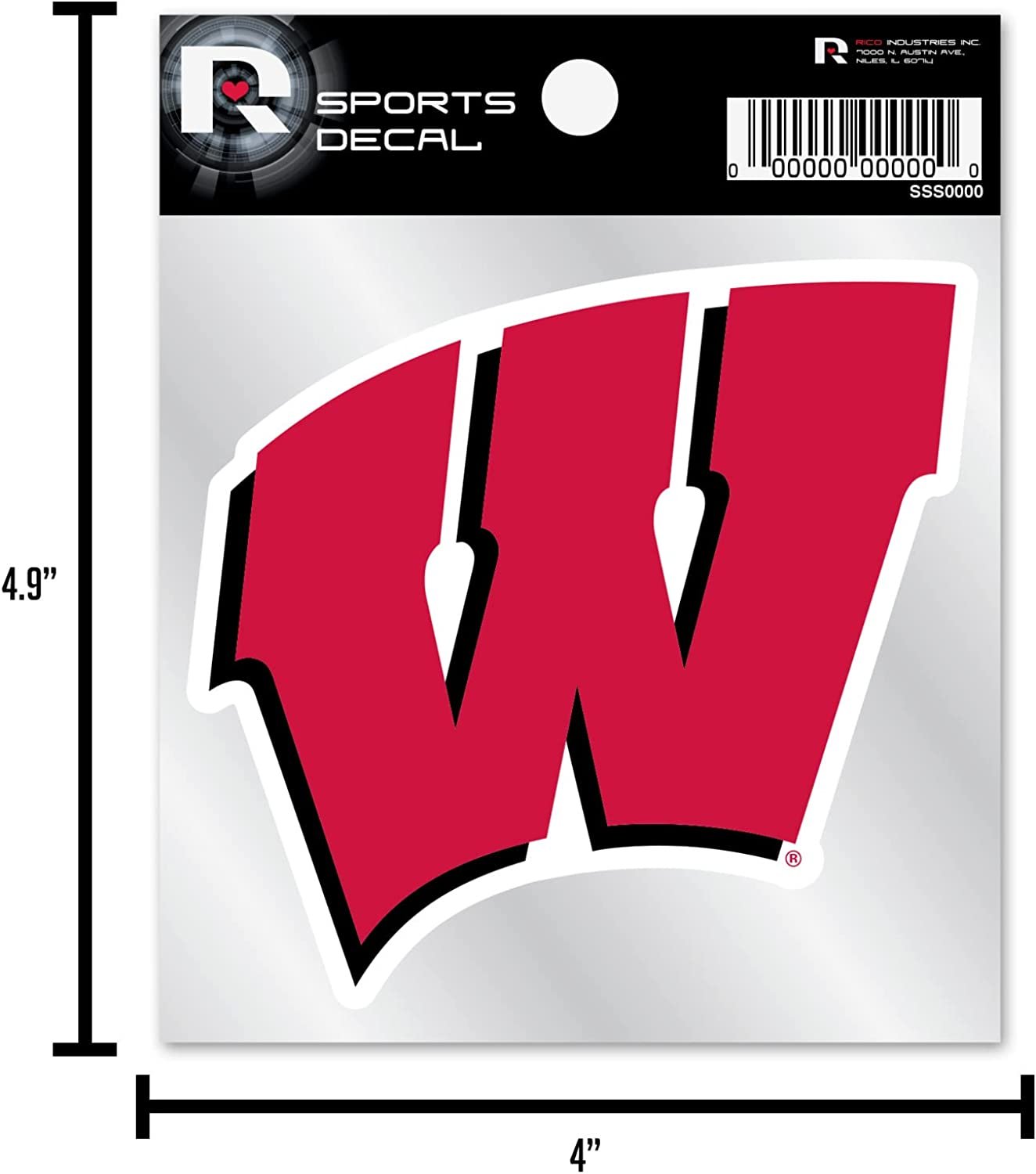 New Jersey Devils 4x4 Inch Decal Sticker Retro Logo Clear Backing