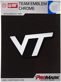 Virginia Tech Hokies Chrome Automobile Emblem University of