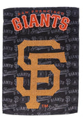 San Francisco Giants Premium 2-Sided Garden Flag Banner, Glitter Design, Linen, 13x18 Inch