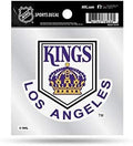 Los Angeles Kings 4x4 Inch Decal Sticker Retro Logo Clear Backing