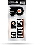 Philadelphia Flyers Double Up Die Cut 2-Piece Sticker Sheet