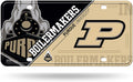 Purdue University Boilermakers Metal Auto Tag License Plate, Split Design, 6x12 Inch