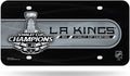 Los Angeles Kings Metal Auto Tag License Plate, 2014 Stanley Cup Champions, 6x12 Inch
