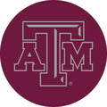 Texas A&M Aggies RR 4" Round Vinyl Magnet Auto Home University of