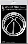 Washington Wizards 6 Inch Decal Sticker, Metallic Chrome Shimmer Design
