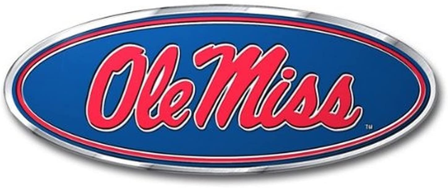 University of Mississippi (Ole Miss) Heavy Duty Aluminum Color Emblem