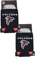 Atlanta Falcons 2-PACK 12oz CAN Beverage Insulator Neoprene Holder Football
