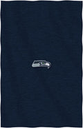 Seattle Seahawks Throw Blanket, Sweatshirt Design, Embroidered Logo, Dominate Style, 54x84 Inch