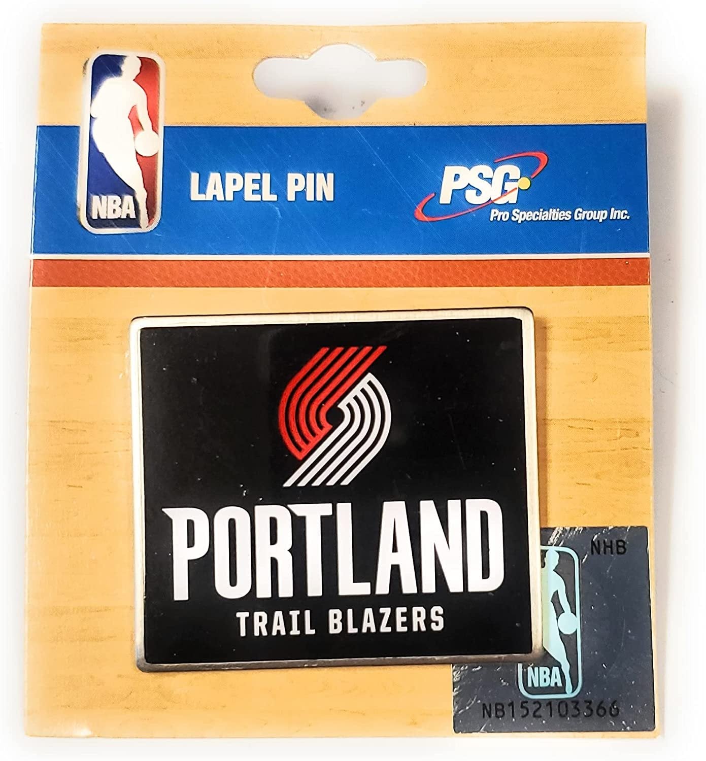 Portland Trail Blazers Metal Hat Lapel Pin Basketball