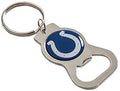 Indianapolis Colts Premium Solid Metal Bottle Opener Keychain, Silver Key Ring, Team Logo