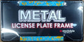 UCLA Bruins Black Metal License License Plate Frame Tag Cover, EZ View Design, 12x6 Inch