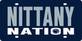 Penn State University Nittany Lions Premium Laser Cut Tag License Plate, Nation, Mirrored Acrylic Inlaid, 6x12 Inch