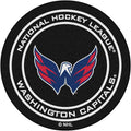 Washington Capitals 27 Inch Area Rug Floor Mat, Nylon, Anti-Skid Backing, Puck Shaped