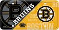 Boston Bruins Metal Auto Tag License Plate, Split Design, 6x12 Inch