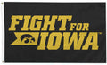 University of Iowa Hawkeyes Flag Banner 3x5 Feet Metal Grommets Slogan Design