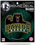 Baylor University Bears 4 Inch Sticker Decal Round