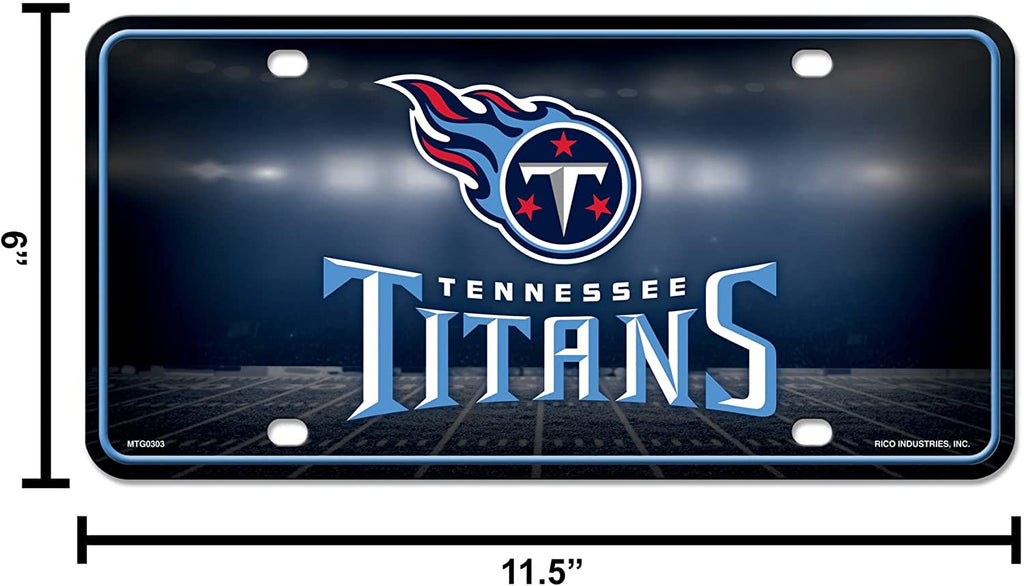 Rico Industries NFL Football Philadelphia Eagles White Metal Auto Tag 8.5" x 11" - Great for Truck/Car/SUV