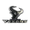 FANMATS 60289 Houston Texans Molded Chrome Plastic Emblem
