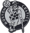 Boston Celtics Premium Solid Metal Raised Auto Emblem, Shape Cut, Adhesive Backing