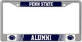 Penn State university Nittany Lions Alumni Metal License Plate Frame Chrome Tag Cover, 12x6 Inch