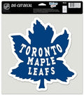 Toronto Maple Leafs 8 Inch Decal Sticker, Retro Design, Die Cut, Flat Vinyl, Full Adhesive Backing, Auto or Home