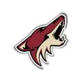 Arizona Coyotes 6 Inch Decal Sticker, Flat Vinyl, Die Cut, Primary Design, Full Adhesive Backing