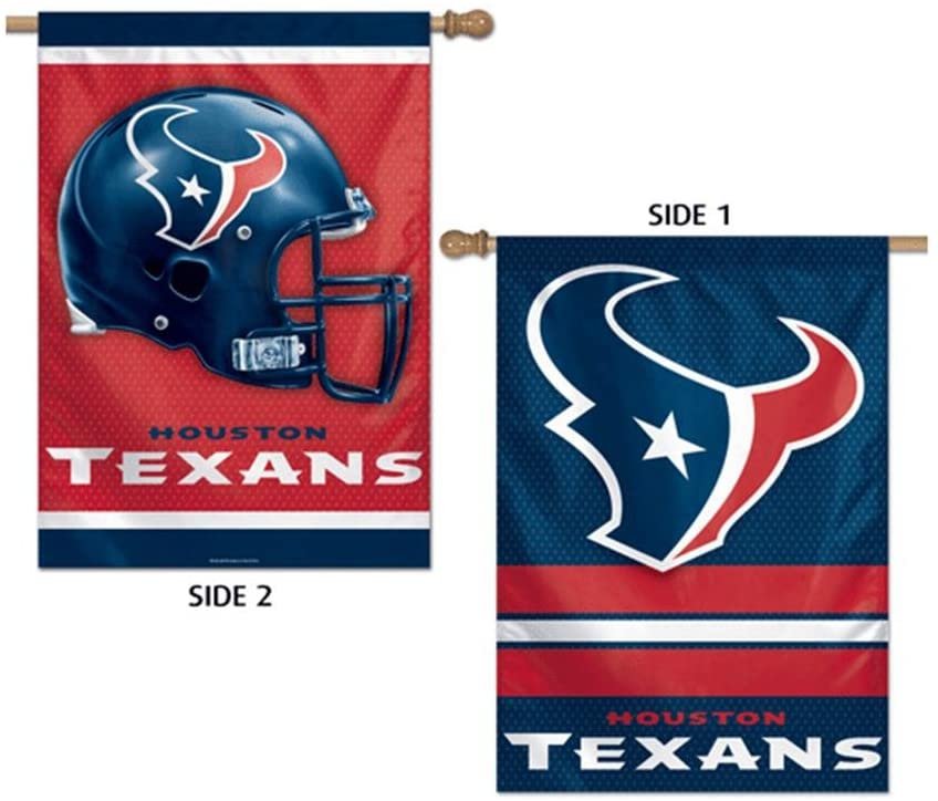 Houston Texans Premium Double Sided Banner Flag, 28x40 Inch, Outdoor Use, Top Sleeve