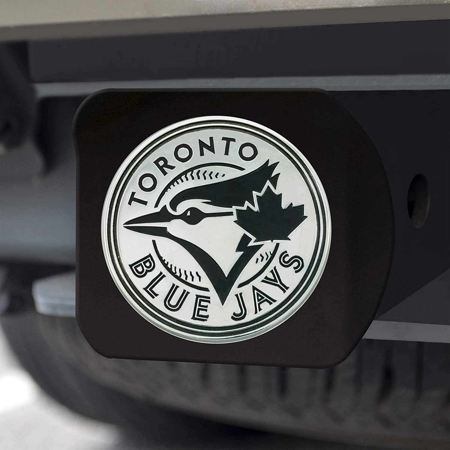 FANMATS 26740 MLB - Toronto Blue Jays Hitch Cover - Black