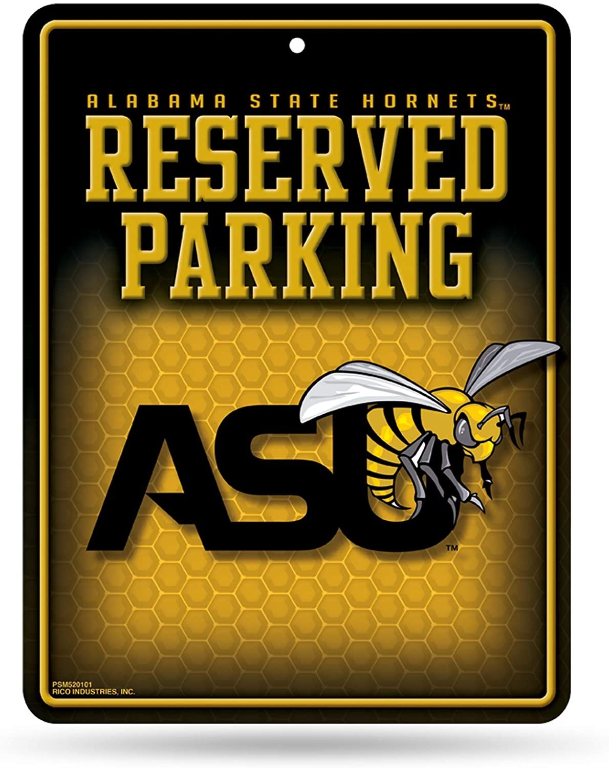 Alabama State Hornets Metal Parking Sign University of