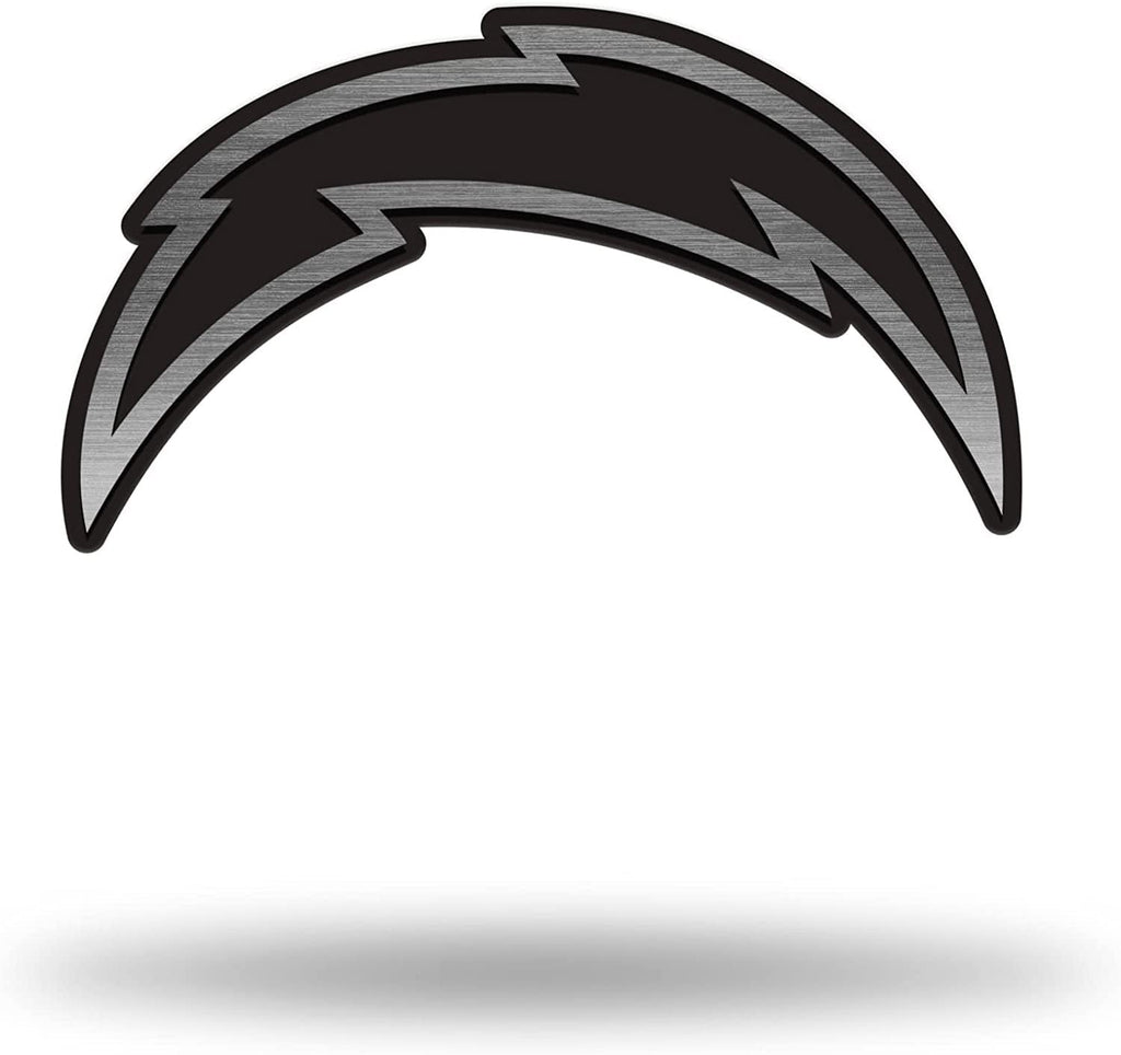 Los Angeles Chargers Solid Metal Auto Emblem Antique Nickel Design