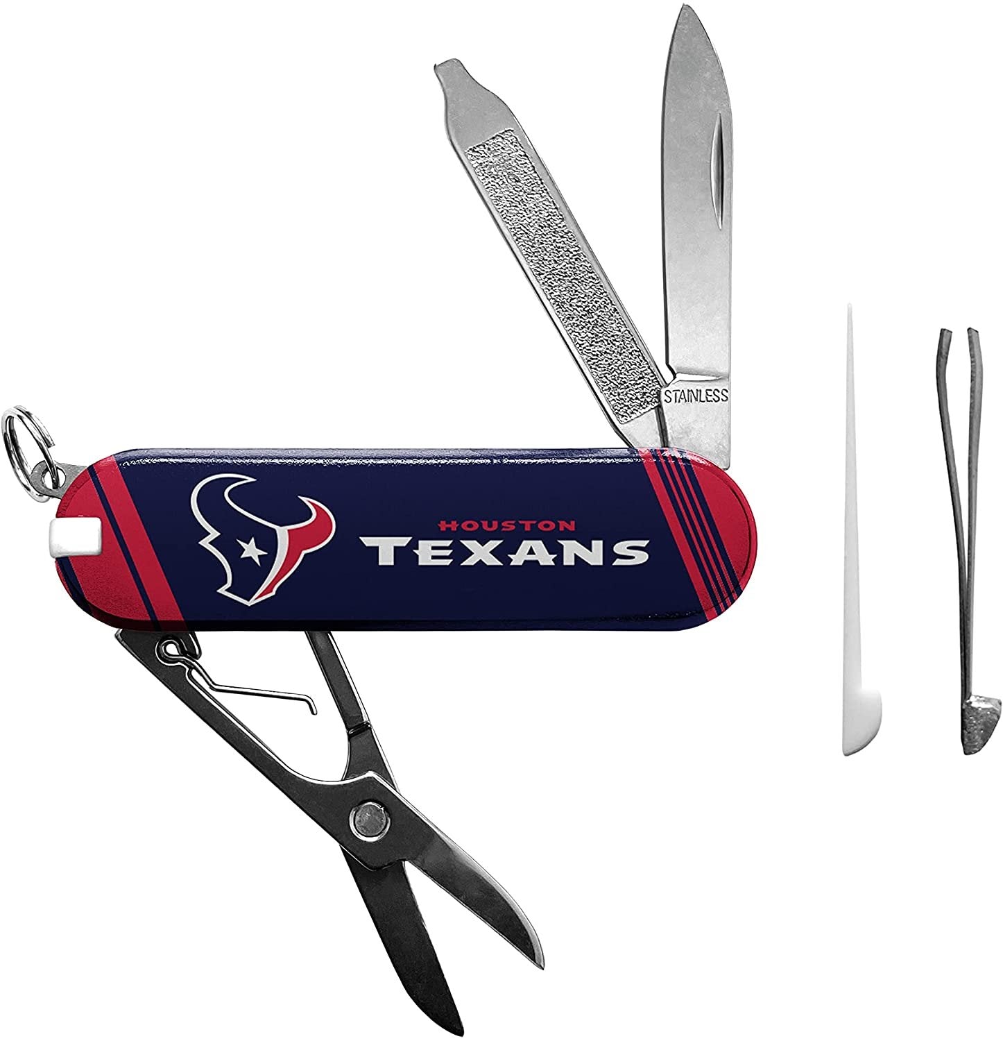 Houston Texans Premium 7-Piece Multi Tool, Essential Pocket Utility Knife
