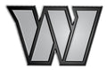 Washington Commanders Solid Metal Raised Auto Emblem Die Cut Decal Adhesive Backing