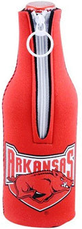 Arkansas Razorbacks 2-Pack Zipper Bottle Neoprene Beverage Insulator Holder University of