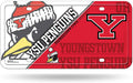 Youngstown State University Penguins Metal Tag License Plate 12x6 Inch Split Design