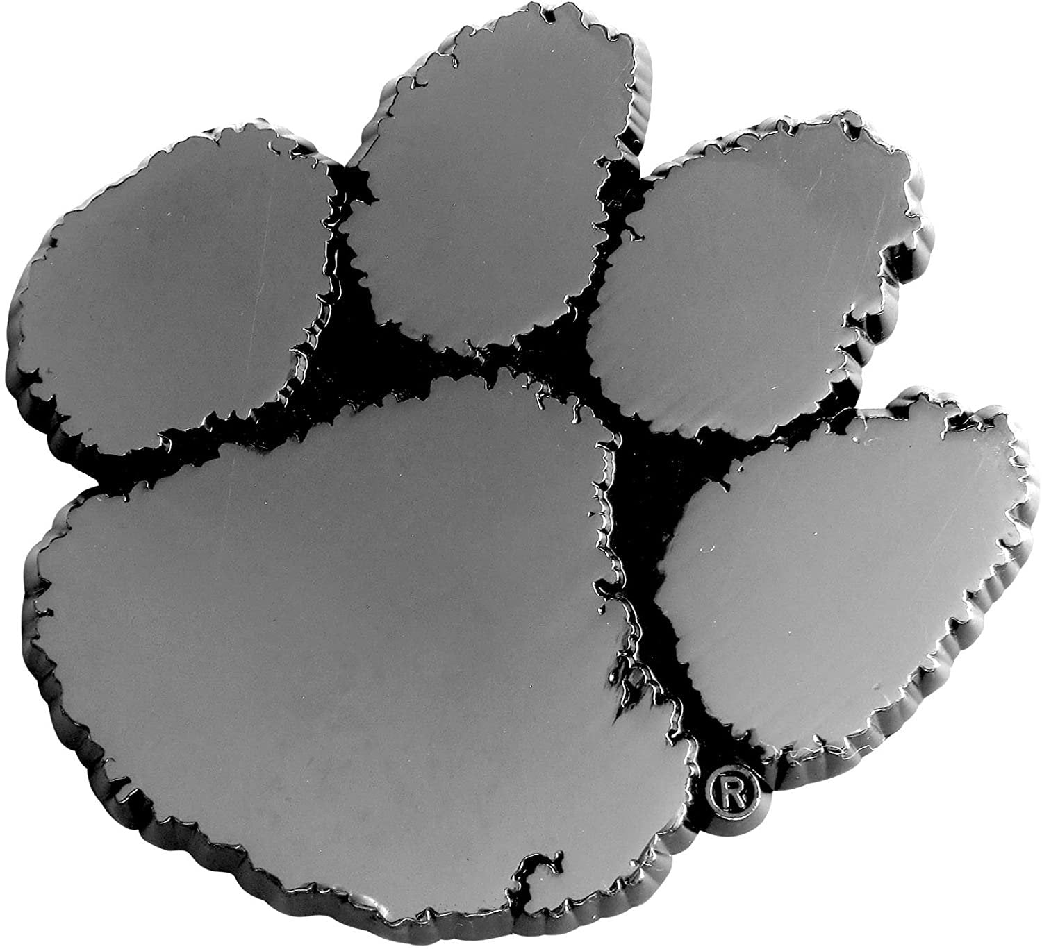 Clemson University Tigers Solid Metal Auto Emblem Chrome Raised