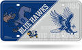 Dickinson State University Blue Hawks Metal Tag License Plate Auto Novelty 12x6 Inch
