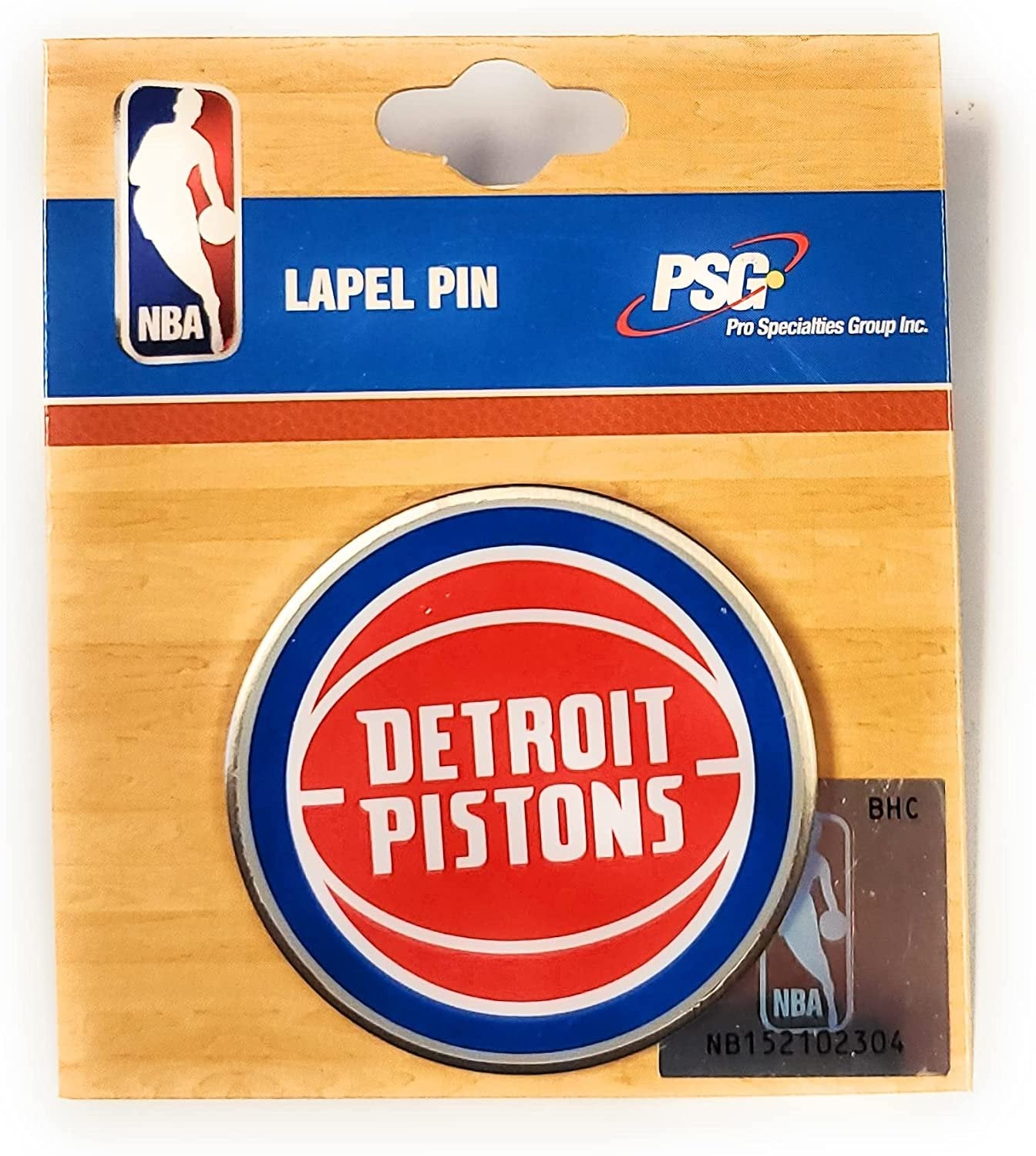 Detroit Pistons Metal Hat Lapel Pin Basketball