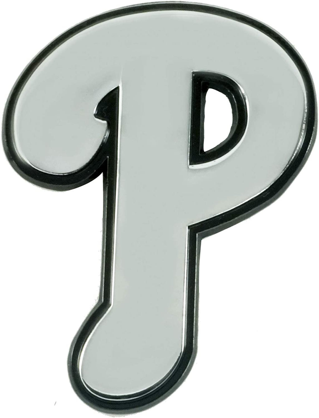 Philadelphia Phillies Solid Metal Raised Auto Emblem Decal Adhesive Backing