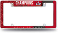 Tampa Bay Buccaneers Super Bowl LV Champions Metal License Plate Frame Tag Cover, All Over Design, 12x6 Inch