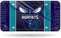 Charlotte Hornets Metal Auto Tag License Plate, Jersey Design, 6x12 Inch