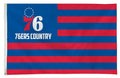Philadelphia 76ers Flag Banner 3x5 Country Design Premium with Metal Grommets Outdoor House Basketball