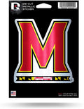 University of Maryland Terrapins 5 Inch Sticker Decal Metallic Shimmer Design Flat Vinyl