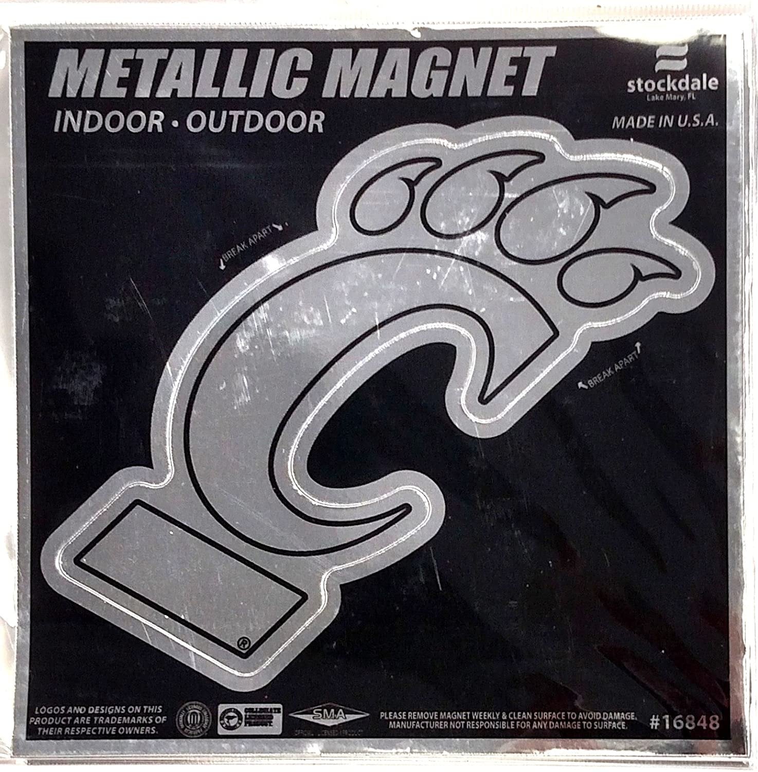 Cincinnati Bearcats University of 6 Inch Metallic Shimmer Design Shape Cut